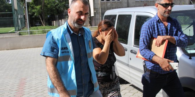 Kadın hırsız buzdolabından kurban eti çaldı