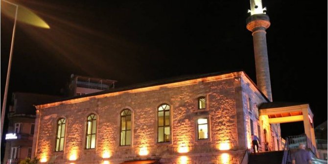 Ordu’da tarihi eserler ışıklandırılıyor