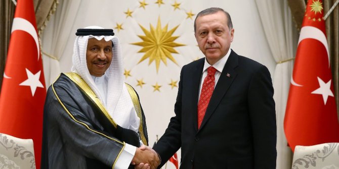 Cumhurbaşkanı Erdoğan, Kuveyt Başbakanı’nı kabul etti