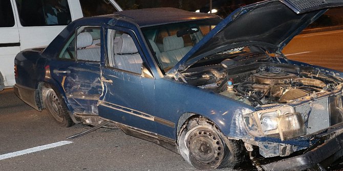 Kaza yapınca gözyaşlarına boğuldu