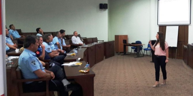 Nazilli Belediyesi zabıta personeline hizmet içi eğitim verildi