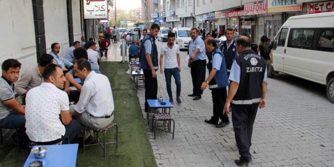 Van’da kaldırım denetimleri sürüyor