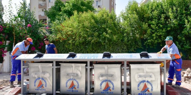 Yeraltı çöp konteynerinde 3 bine doğru