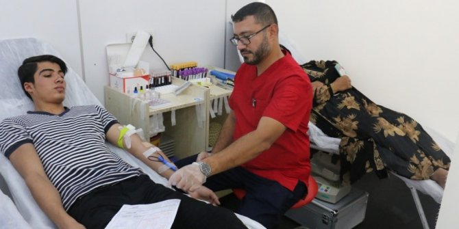 Kızılay’ın kan bağış tırı Akçakale’de