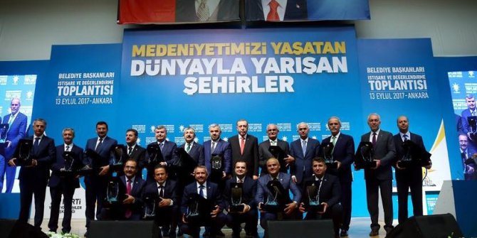 Cumhurbaşkanı Erdoğan’dan Zile Belediyesi’ne birincilik ödülü