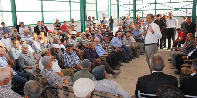 Recep Konuk, çiftçilerle buluşmaya devam ediyor