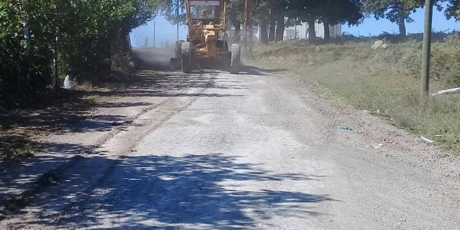 İlimtepe-Erikli yolunda çalışma