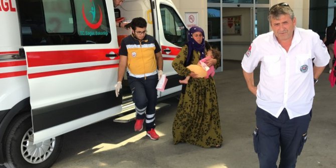 Çocukların oyunu hastanede son buldu