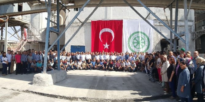 Kayseri Şeker Fabrikası kireç ocağı 63. kez ateşlendi