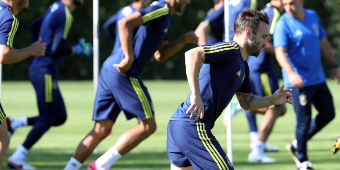 Alper Potuk takımla çalıştı