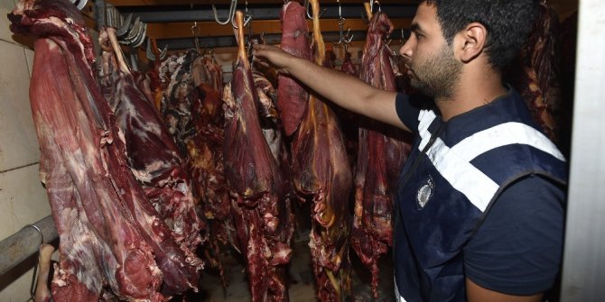 Başkent’te kaçak et operasyonu