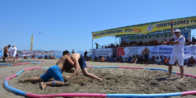 Türkiye Plaj Güreş Şampiyonası Ortaca’da başladı
