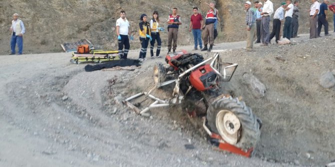 Samsun’da traktör kazası: 1 ölü, 1 yaralı