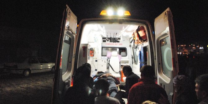 Kontrolden çıkan motosiklet kaza yaptı: 1 yaralı