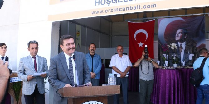 Erzincan’da Balmumu ve Arı Keki Tesisi törenle açıldı