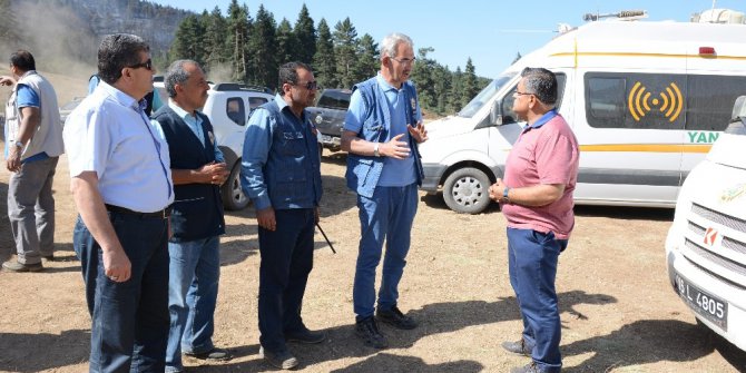 Başkan Yağcı, soğutma çalışmalarını inceledi