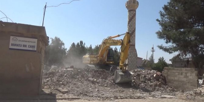 Ceylanpınar’da imece usulü cami yapılıyor