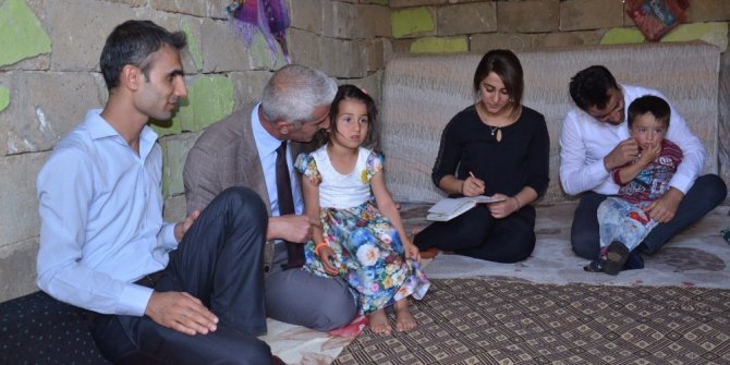 Barakada yaşayan Taş ailesine destek sözü