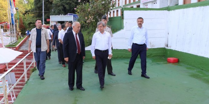 Zonguldak Valisi o plajı ziyaret etti