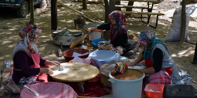 Sadağı Kanyonu’nda lezzet şöleni