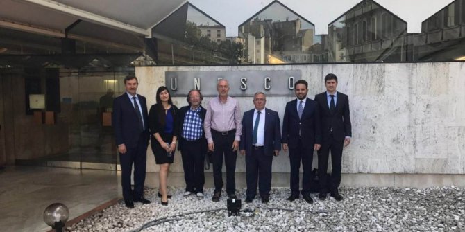 Kütahya heyeti ’UNESCO yaratıcı şehirler ağı’ için Paris’te