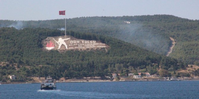 Tarihi Gelibolu Yarımadası’nda yangın