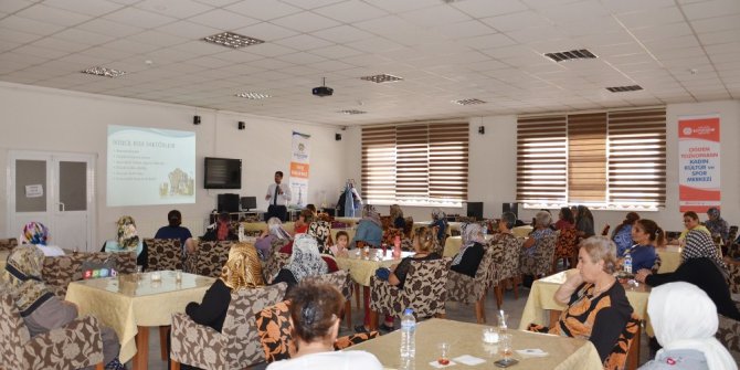 Belediyeden bayanlara sağlık eğitimi