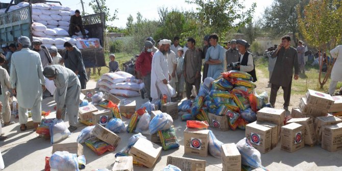 TİKA’dan Afganistan’da 500 göçmen aileye insani yardım
