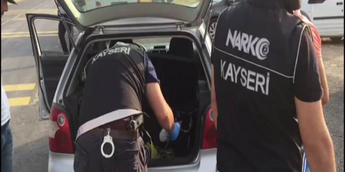 Kayseri’de narkotik uygulaması