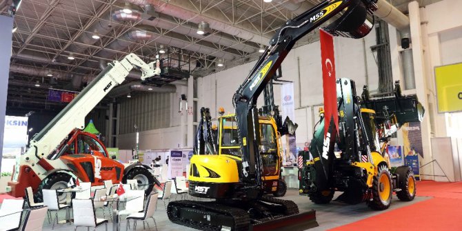 Sanko yeni iş makinelerini Mebex Fuarında tanıttı