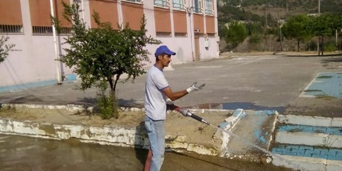 Vezirhan’daki okullar yeni eğitim- öğretim yılına hazırlanıyor