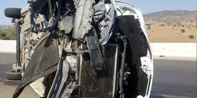 Ödemiş-İzmir yolunda kaza: 1 yaralı