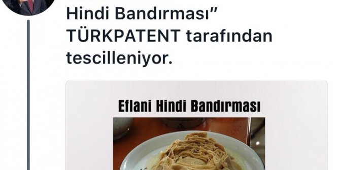 Eflani Hindi Bandırması tescilleniyor