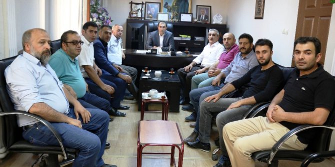 Başkan Berge kantincilerle bir araya geldi