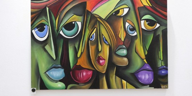 Genç ressamlardan Picasso esintileri