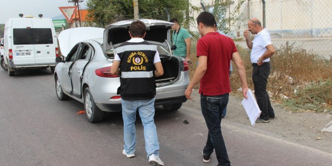 Seyir halindeki araçta patlama: 1 yaralı