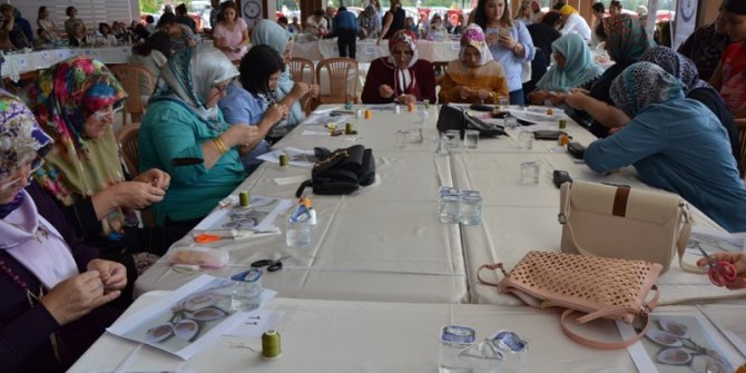 Biga’da oya ve yemek yarışması