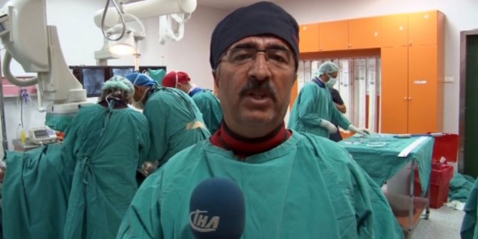 TÖTM’de 70 yaşındaki hastanın aort damarı ameliyatsız değiştirildi