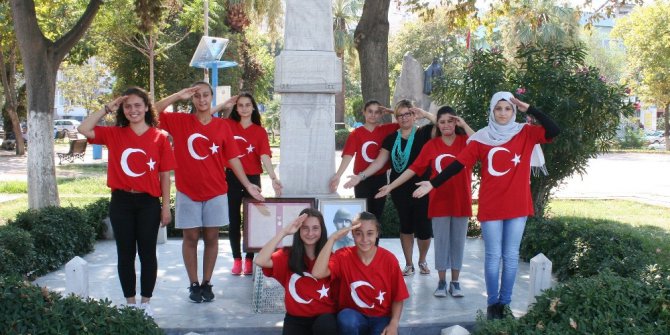 Gençlerden Mudanyalı şehit Şükrü Çavuş’a işaret dilinde klip