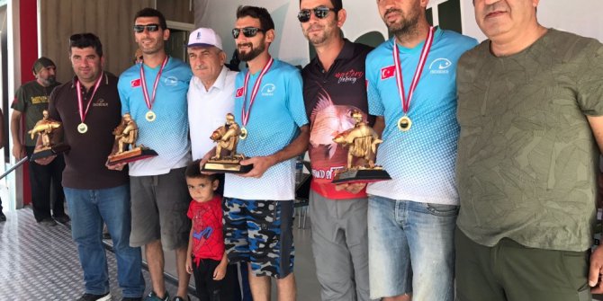 Bolu’da, sazan yakalama yarışı sona erdi