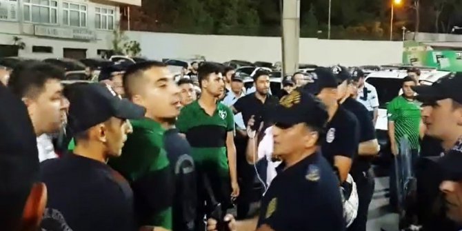 Denizlispor - Giresunspor maç sonunda gerginlik: 2 gözaltı