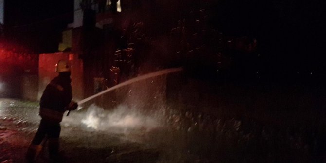 Sorgun’da tandır yangını