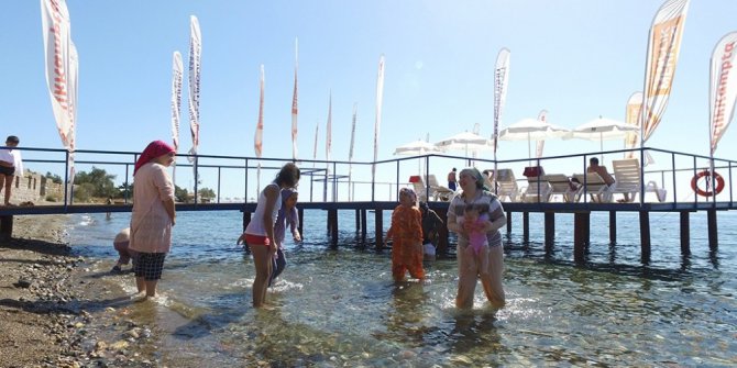 Onlarca vatandaş  ilk kez tatil yaptı