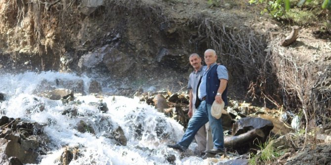 Yeşilyurt’ta su sevinci