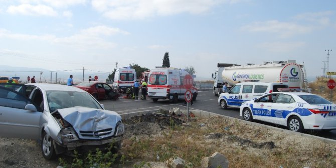 Tekirdağ’da trafik kazası: 5 yaralı