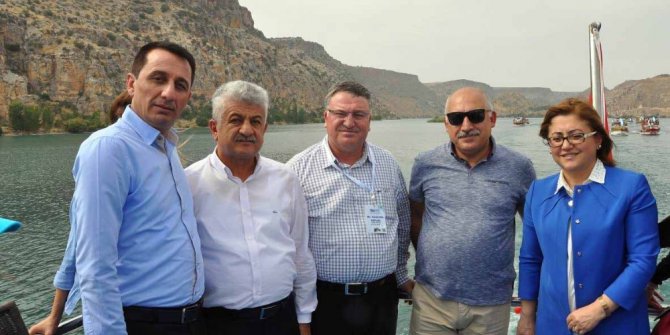 Büyükelçiler Rumkale’nin eşsiz manzarasına hayran kaldı