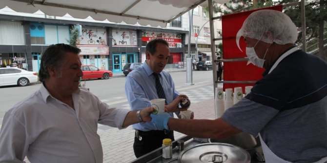 Sungurlu Belediyesi’nden çorba ikramı