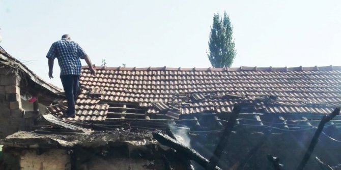 Tandır yangını korkuttu