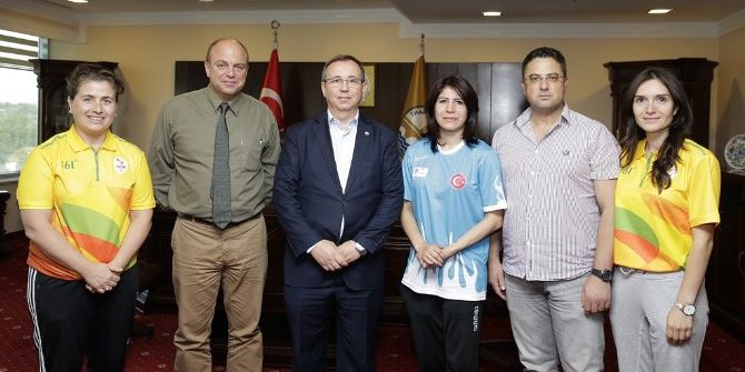 2016 Rio Olimpiyatlarından Madalya İle Dönen Taşın’dan Trakya Üniversitesi’ne Ziyaret