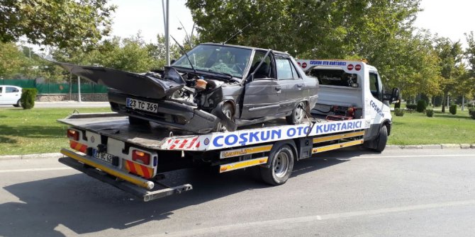 Elazığ’da trafik kazası: 2 yaralı